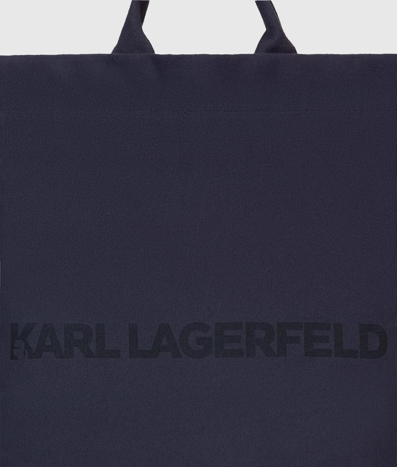 Karl Lagerfeld Logo Tall Tote Recycling-Baumwolle