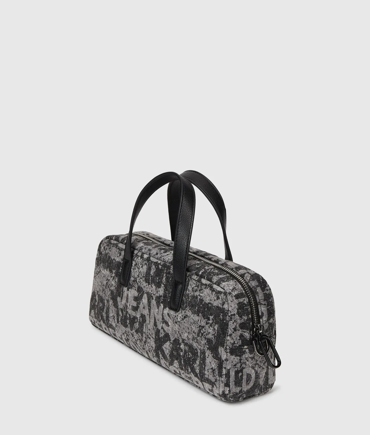 Karl Lagerfeld Jeans Bowling Bag Denim Print