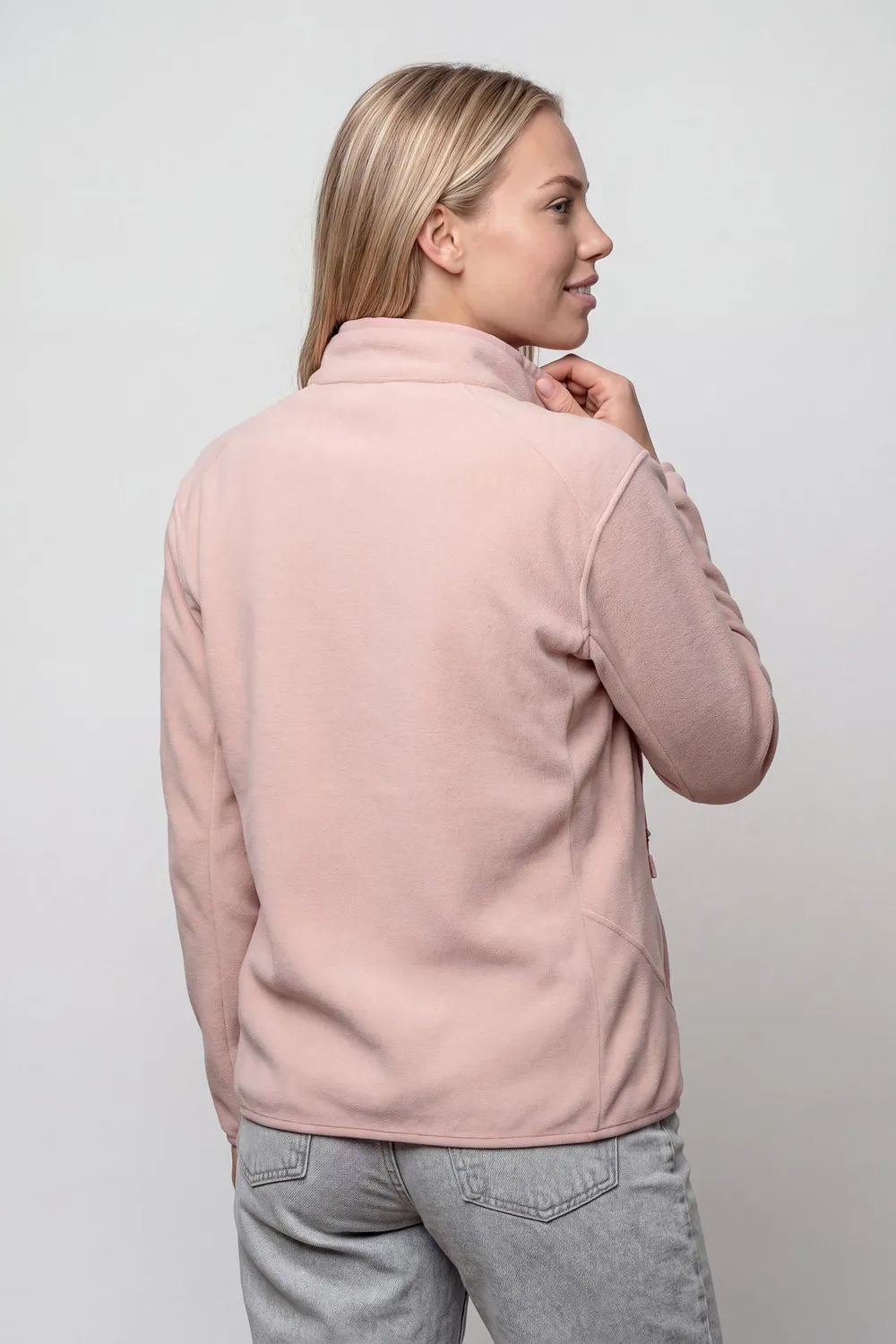 Alife & Kickin SagaAK F Fleece Sweatjacke pink Damen