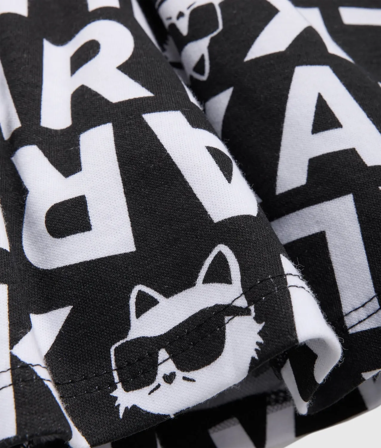 Karl Lagerfeld Ikon Choupette Mädchen Kleid Allover-Print