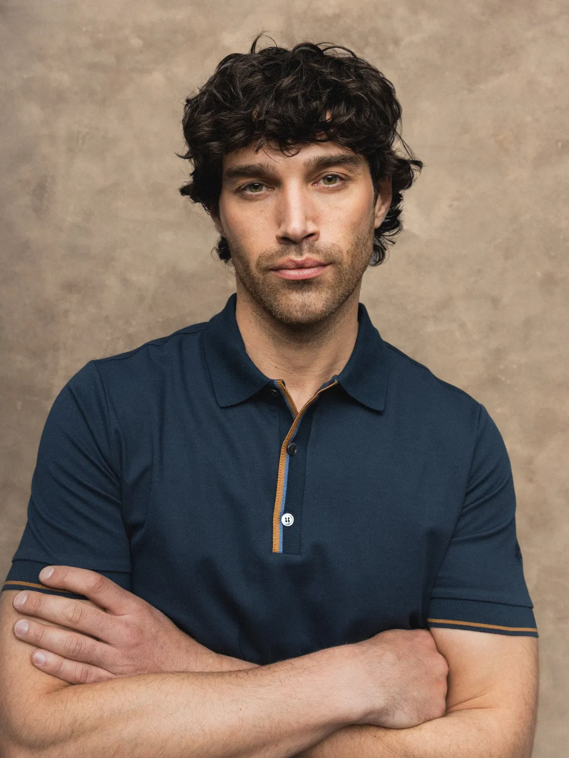 Mos Mosh MMGHarvey Polo T-Shirt Chocolate Brown Regular