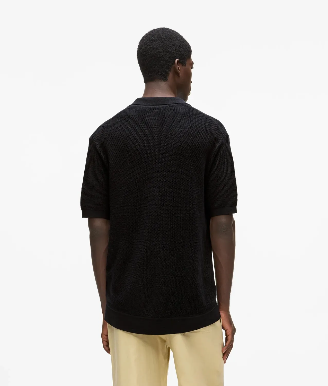 Karl Lagerfeld KL Jeans Strick Poloshirt Kurzarm Logo