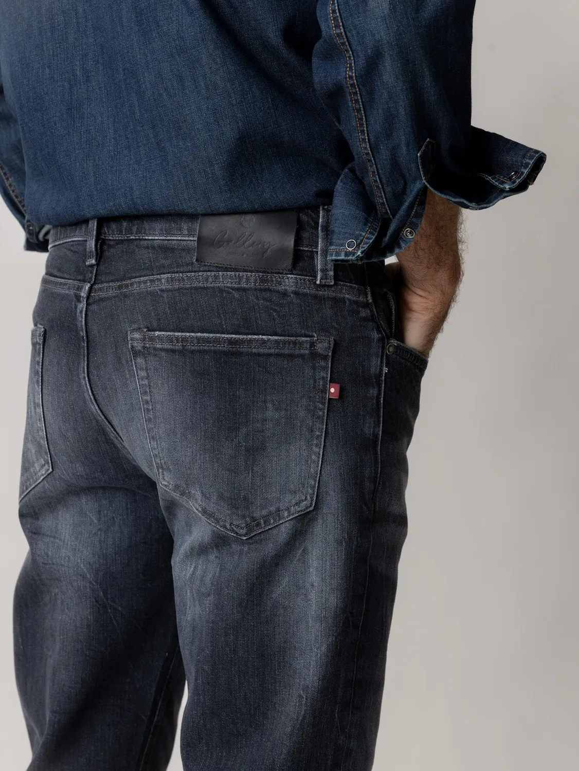 Mos Mosh MMG Andrew Trento Jeans Dark Grey Regular