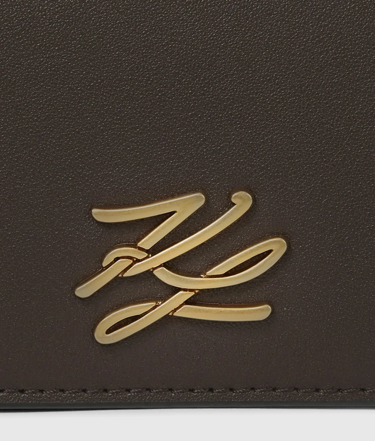 Karl Lagerfeld K/Autograph Mini Flap Umhängetasche Leder