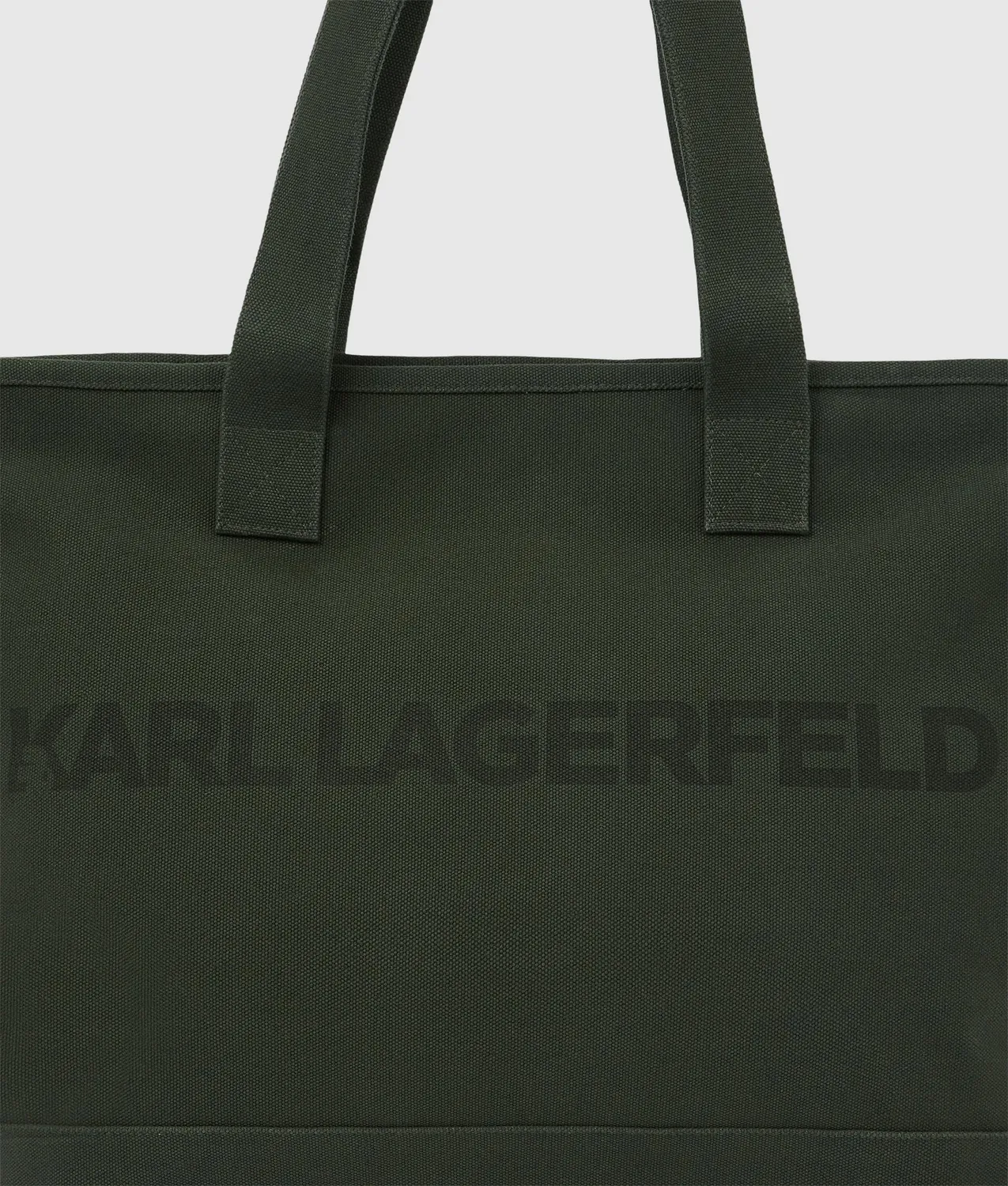 Karl Lagerfeld Logo Tote XL Recycling-Baumwolle Reissverschluss