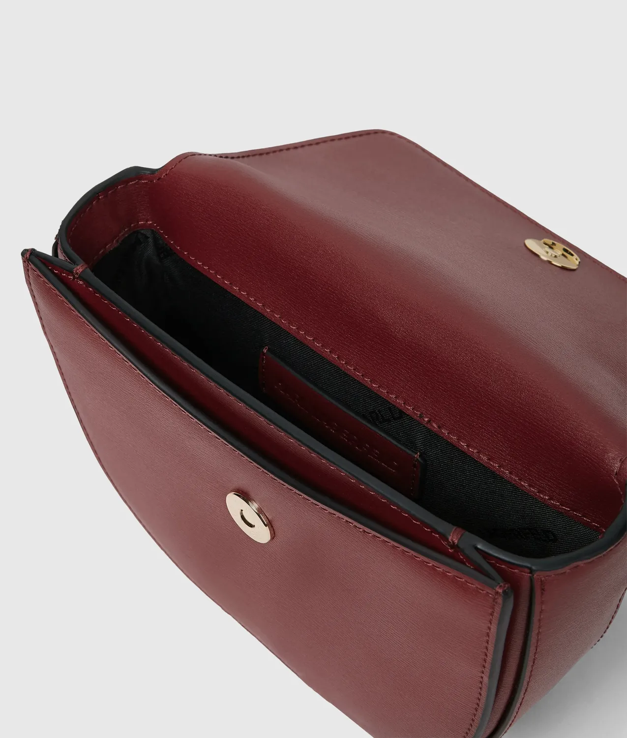 Karl Lagerfeld K/Autograph Top Handle Bag Leder Schwarz