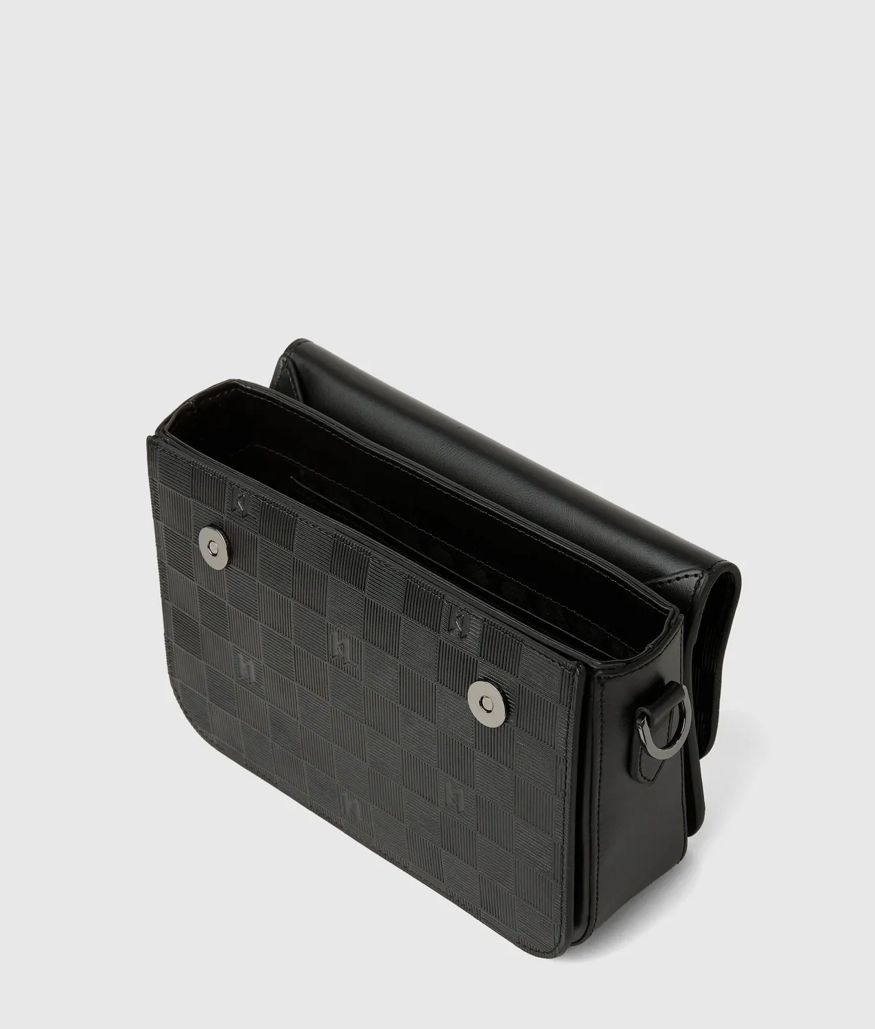 Karl Lagerfeld Monogram Checkerboard Crossbody One Size