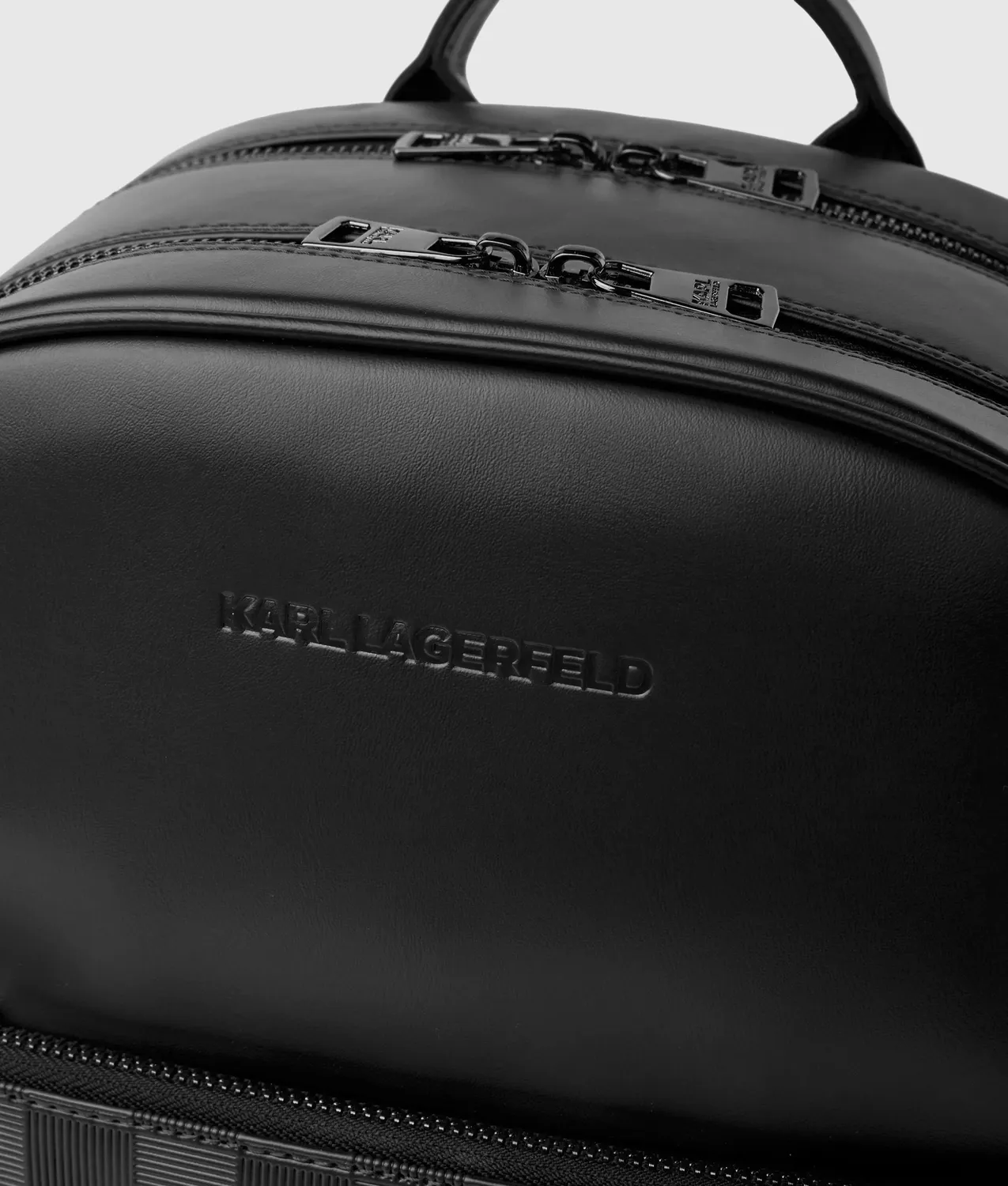 Karl Lagerfeld Monogram Checkerboard Rucksack Einheitsgröße