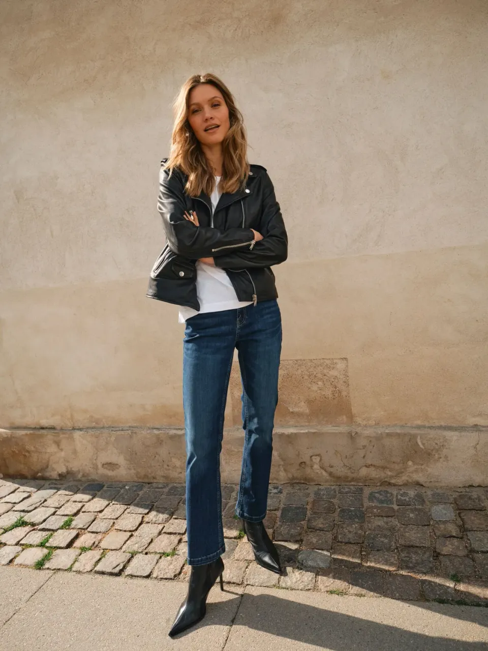 Mos Mosh Ashley Imera Jeans Dunkelblau Flare