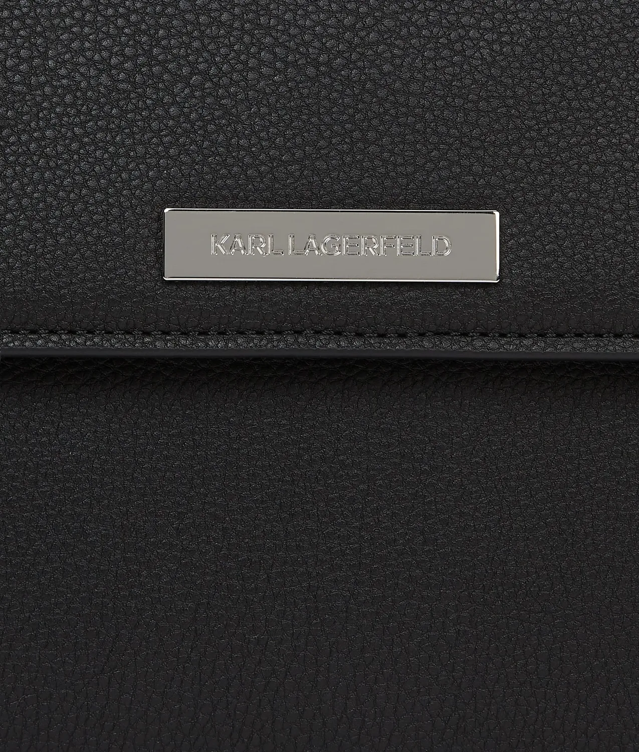 Karl Lagerfeld Ikon Pebble Satchel Tasche One Size Schwarz