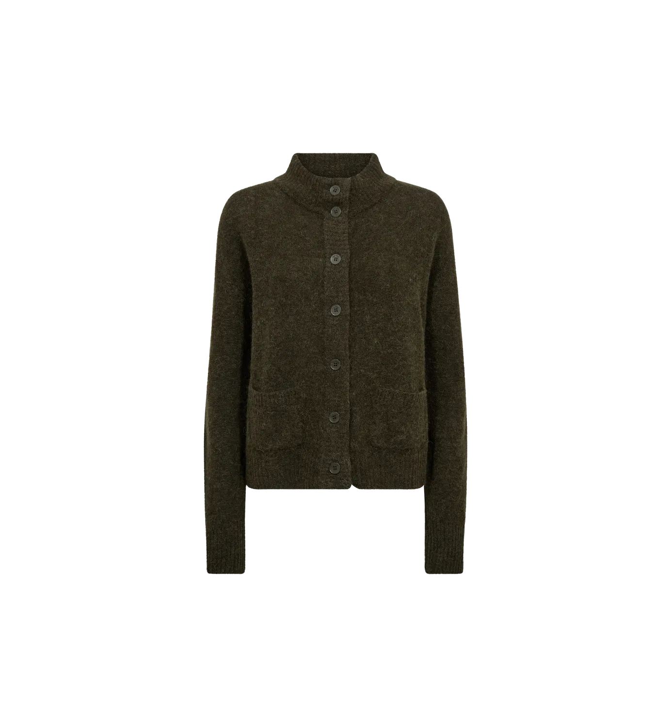 Mos Mosh MMMape Knit Cardigan Rosin Wollmix