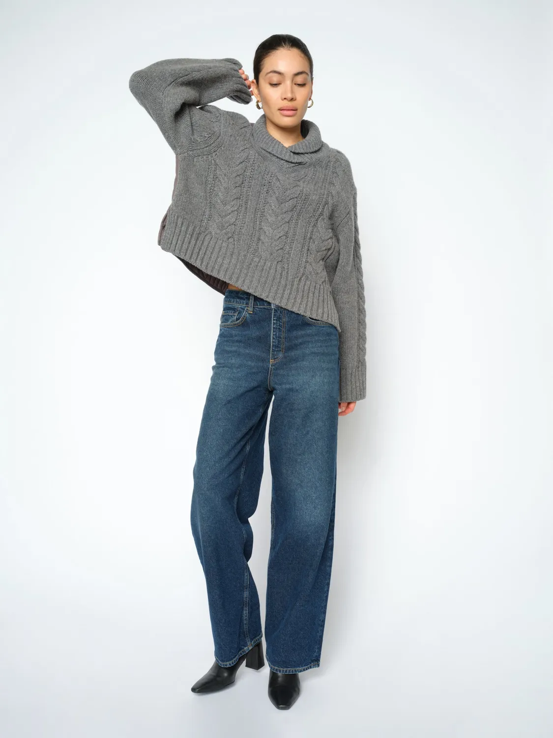 Mos Mosh MMRelee Buckle Jeans Dunkelblau Straight