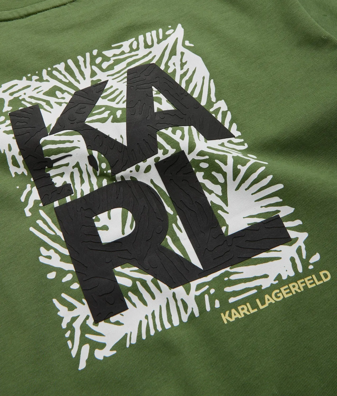 Karl Lagerfeld Boys Karl Letters T-Shirt Kinder Baumwolle