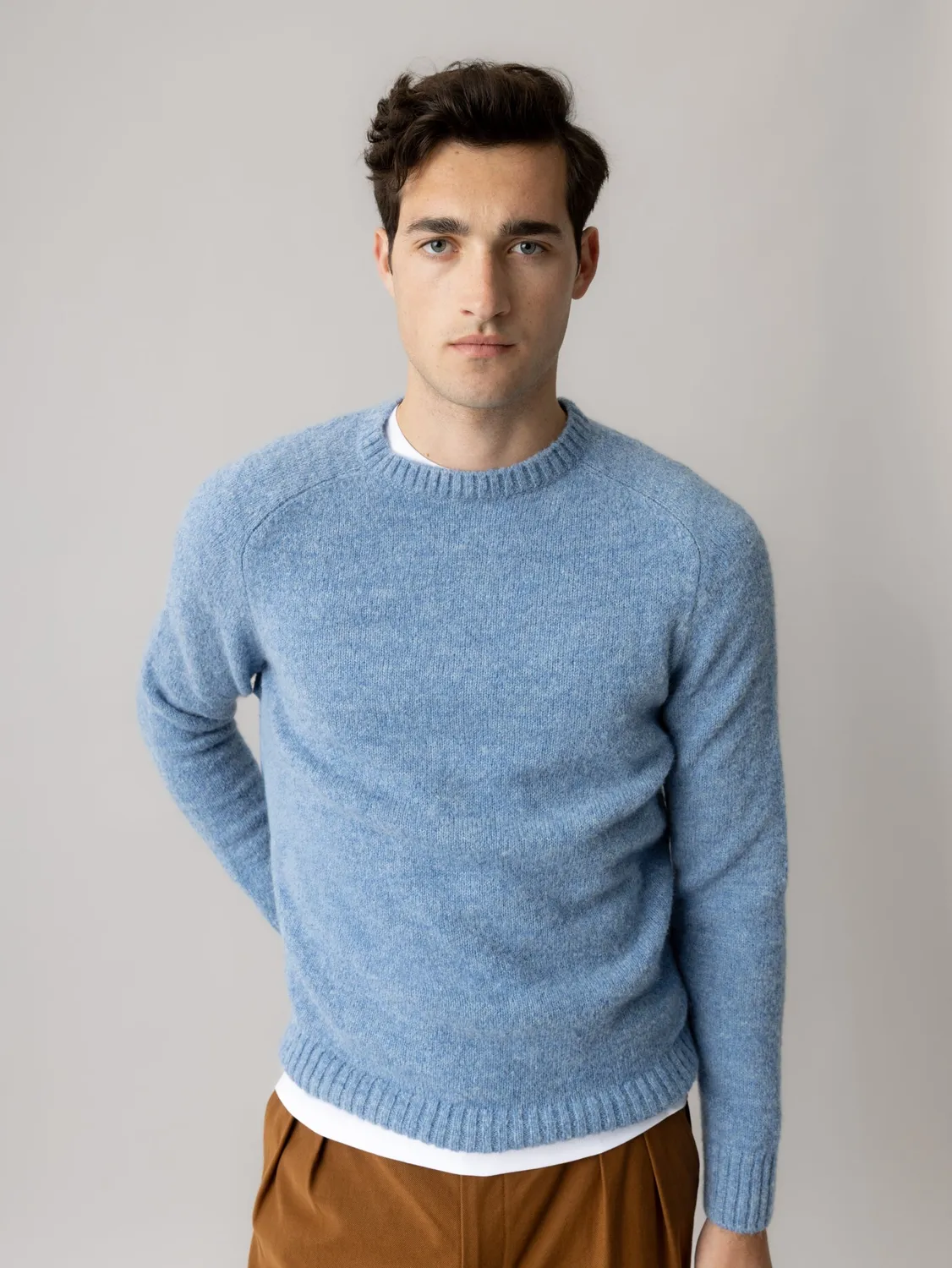 Mos Mosh MMGCarlos Crew Neck Pullover Regular Melange