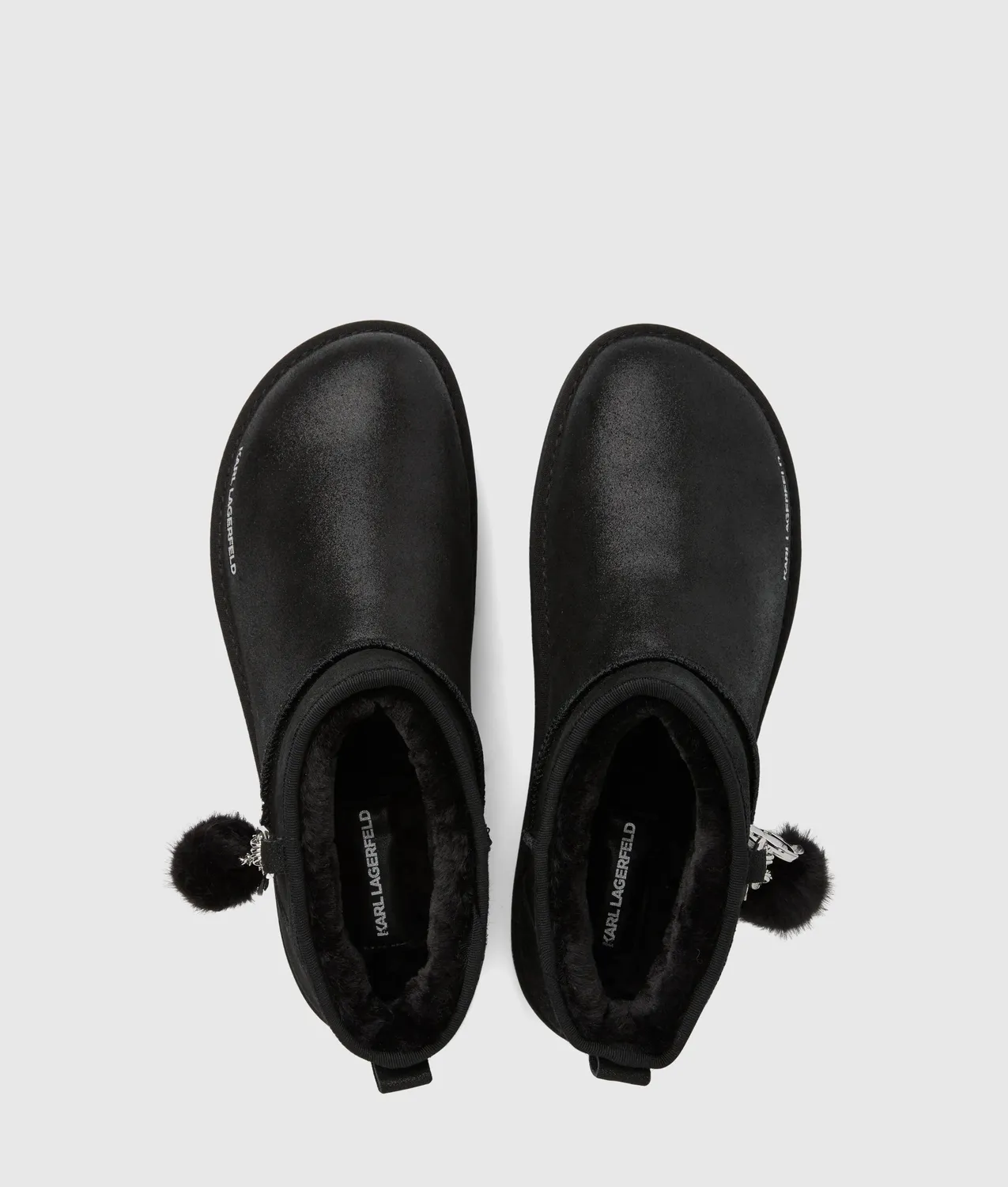 Karl Lagerfeld Ikon NFT Thermo Low Boots Veloursleder