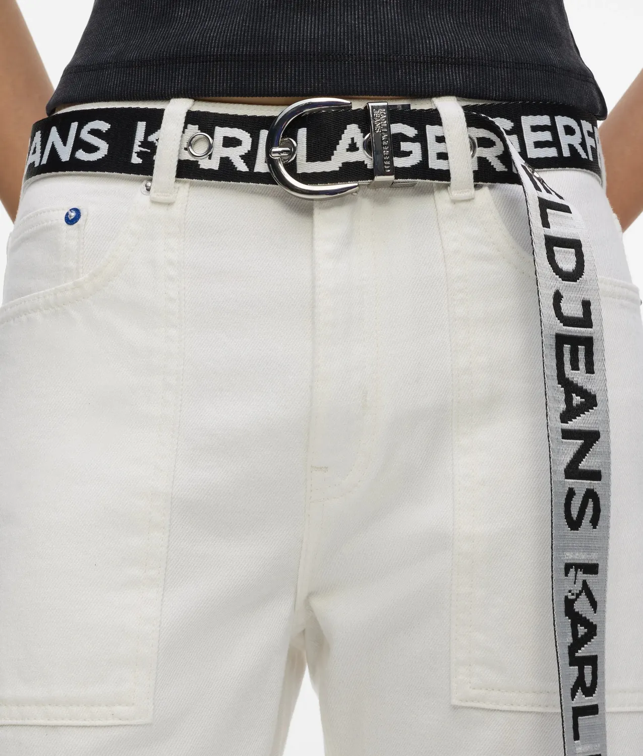 Karl Lagerfeld KL Jeans Wendegürtel mit Logoprint