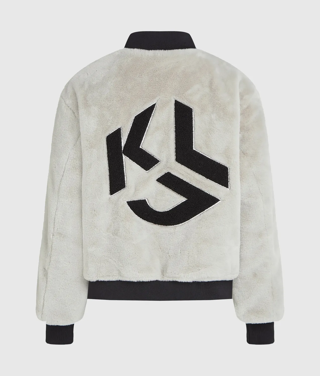 Karl Lagerfeld Reversible Bomberjacke Kunstfell Wende