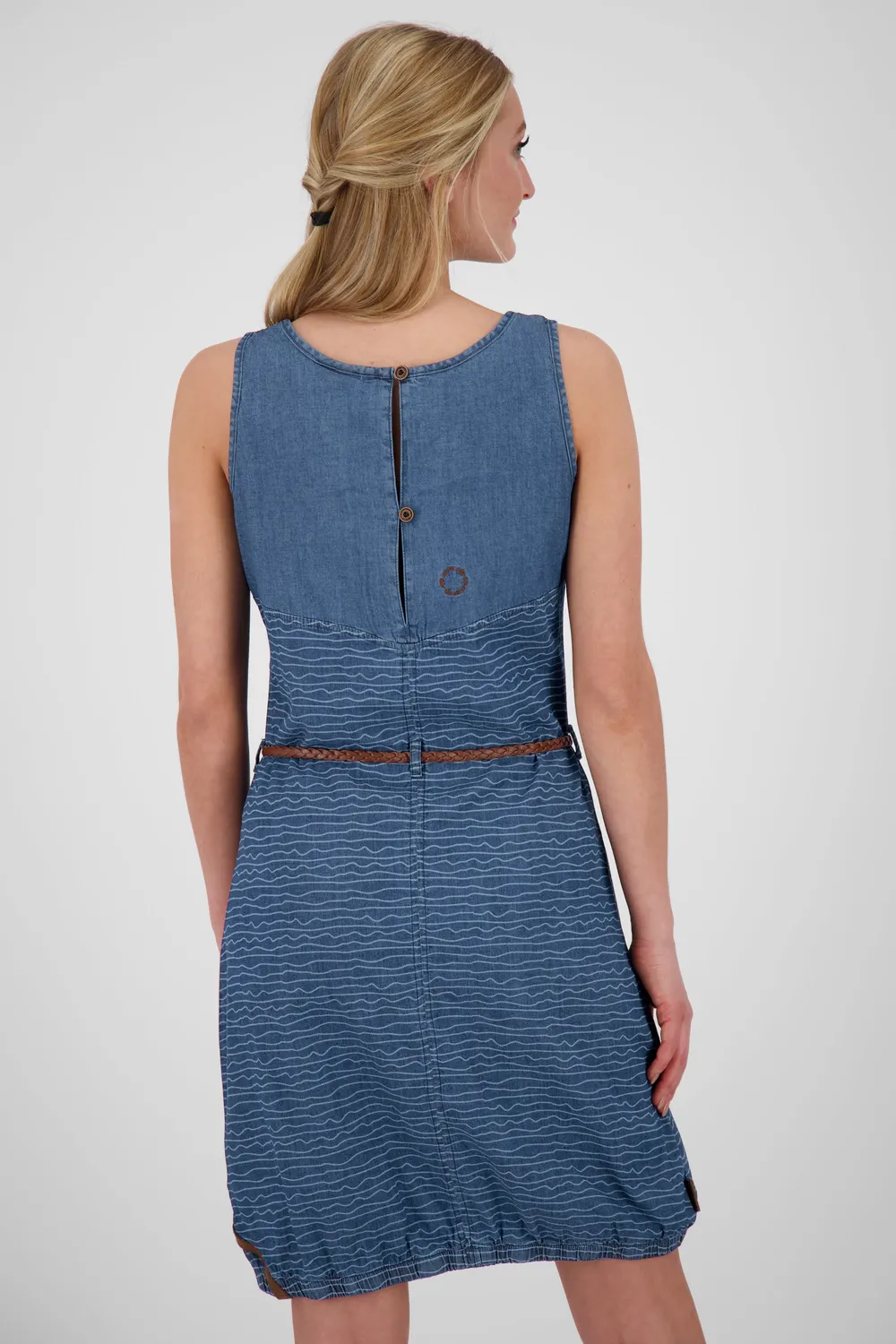 Alife & Kickin DojaAK DNM Top Dress Blau Denim
