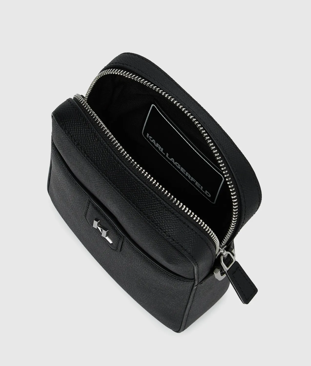Karl Lagerfeld K/Monogram Crossbody Leder schwarz
