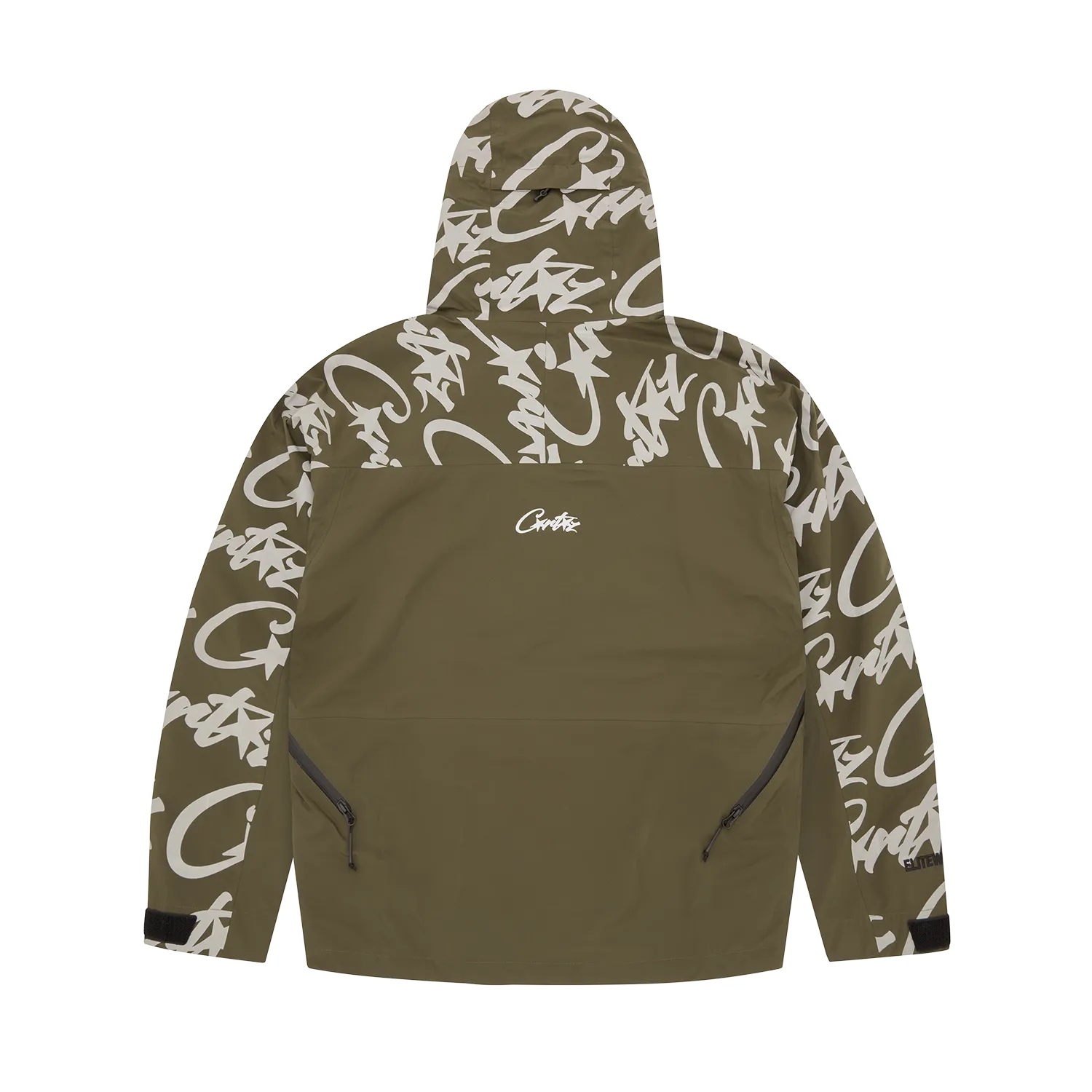 Corteiz Elitework V2 Shelljacke Khaki Wasserdicht