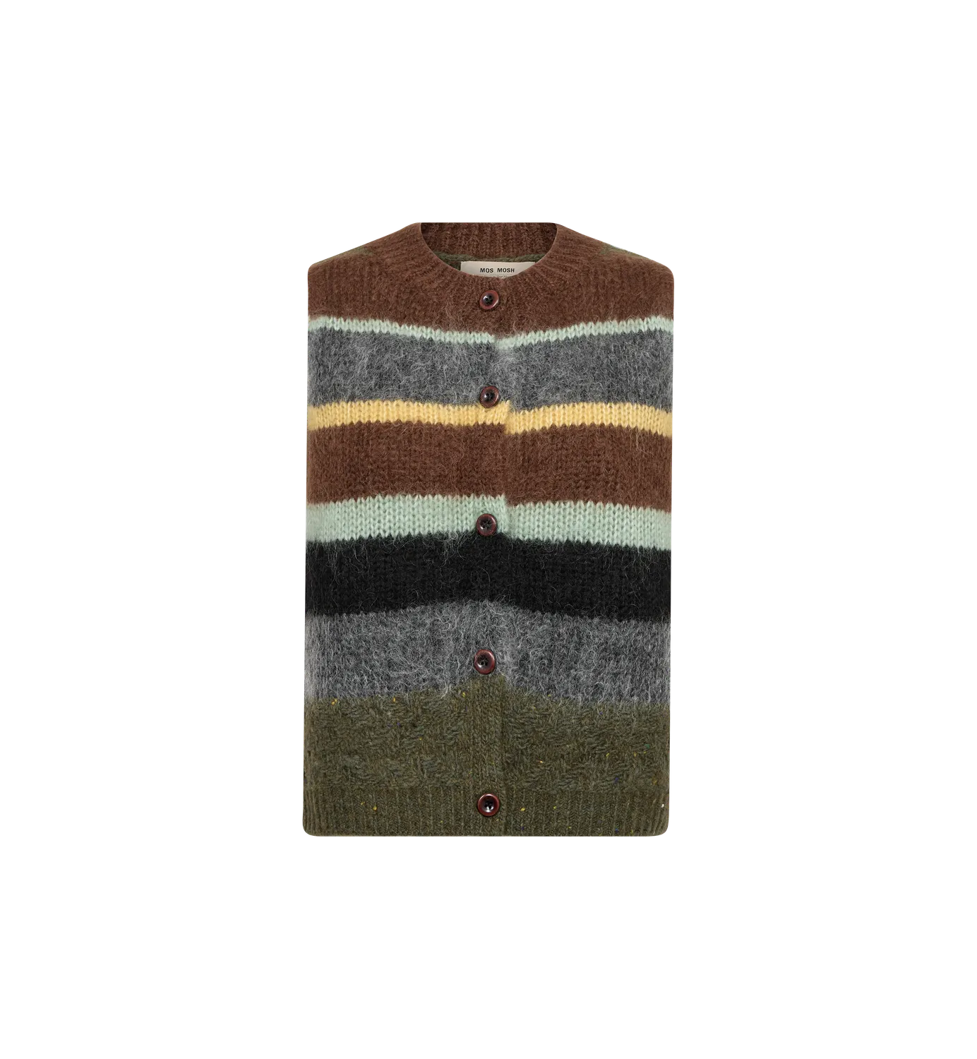 Mos Mosh MMEsti Strickweste Rosin gestreift XS-XL