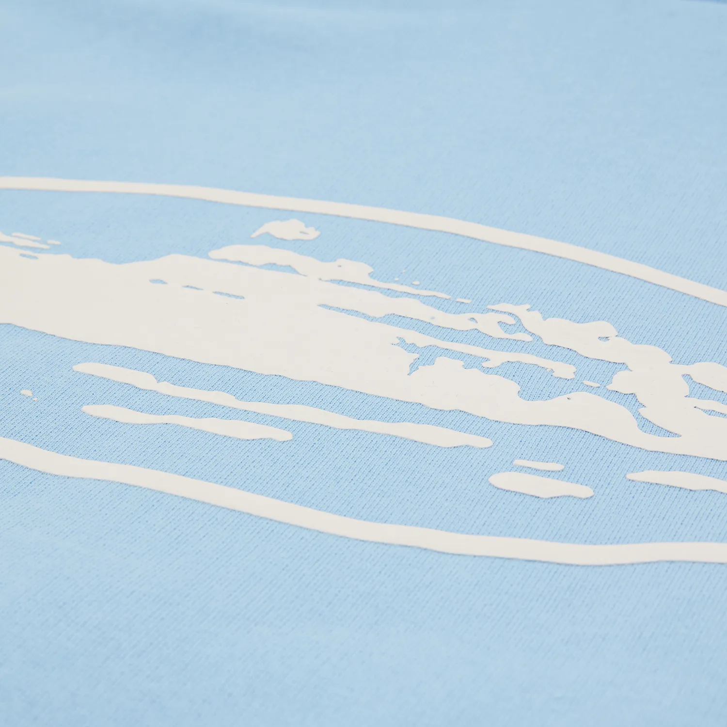 Corteiz Island Puff Zip-Hoodie Baby Blue Fleece