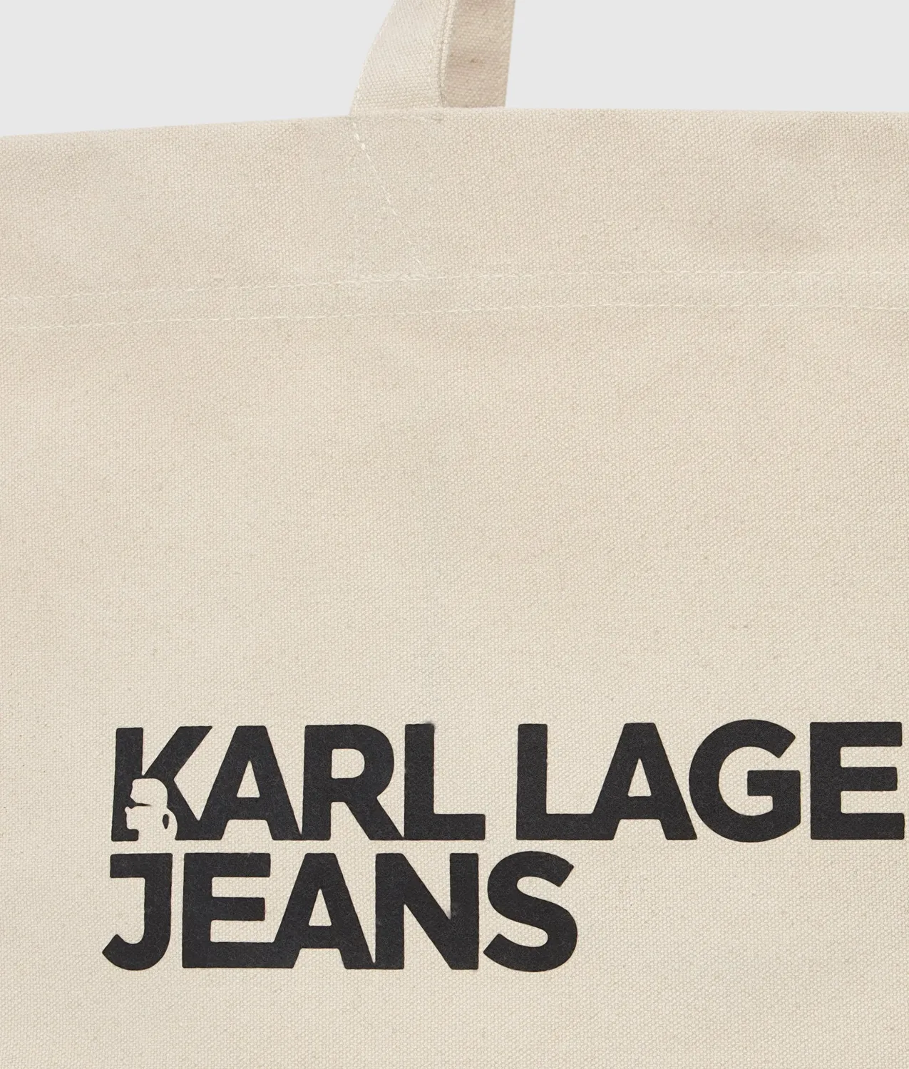 Karl Lagerfeld Jeans Logo Canvas Shopper recycelte Baumwolle