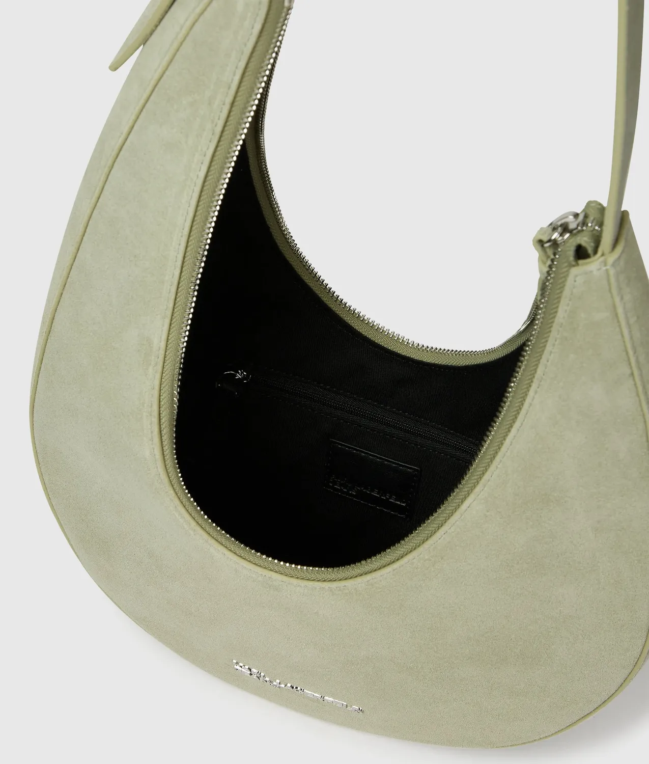 Karl Lagerfeld Jeans Hobo Bag Wildleder rund braun