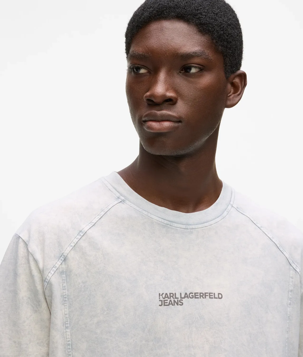 Karl Lagerfeld KL Jeans Washed Relaxed T-Shirt Baumwolle