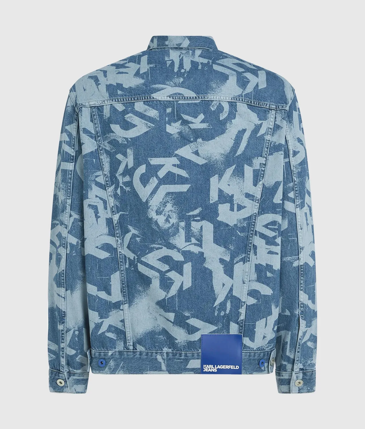 Karl Lagerfeld KL Jeans Relaxed Monogram Jeansjacke Allover