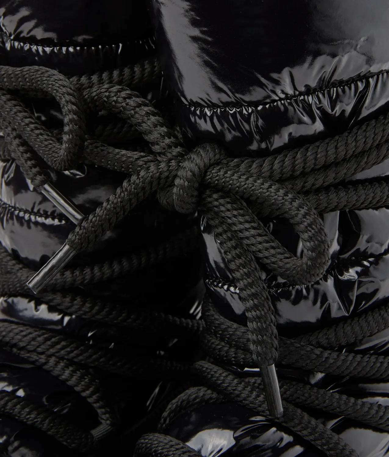 Karl Lagerfeld Skylar High Boots gepolstert Lack