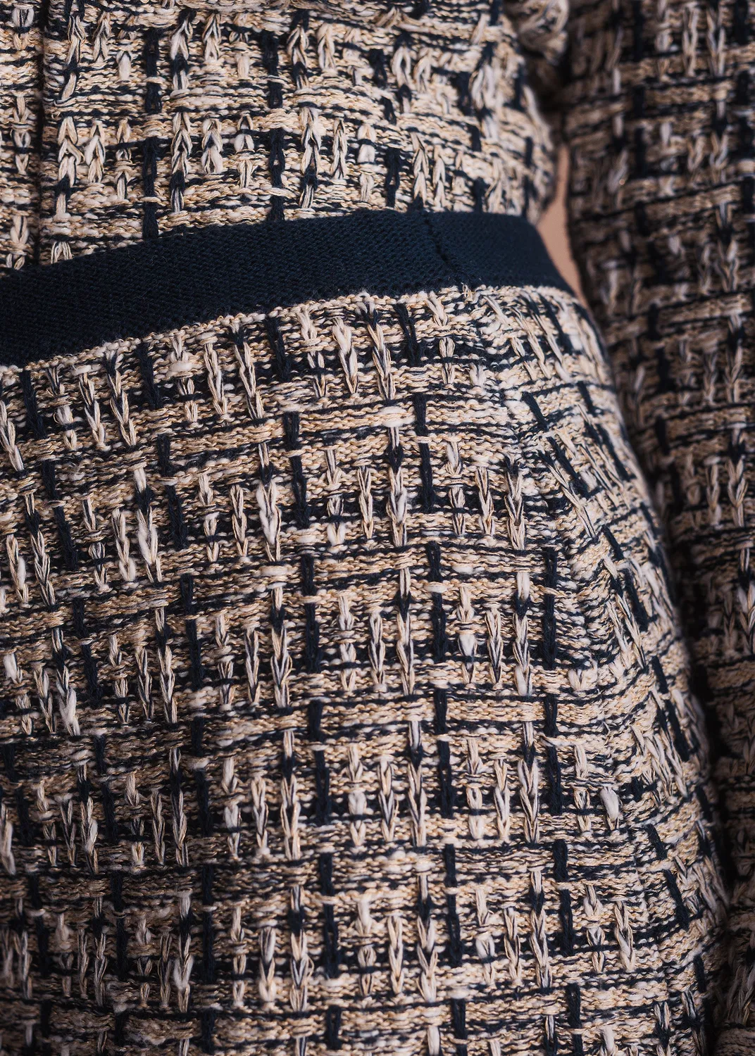 Senatex Boucle Rock Navy Combo Tweed-Look