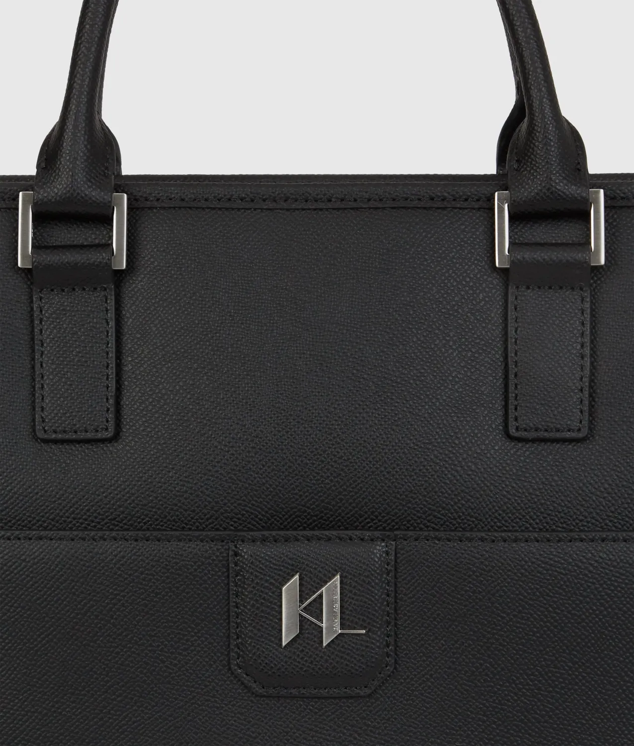 Karl Lagerfeld K/Monogram Tote Bag Leder Abnehmbar