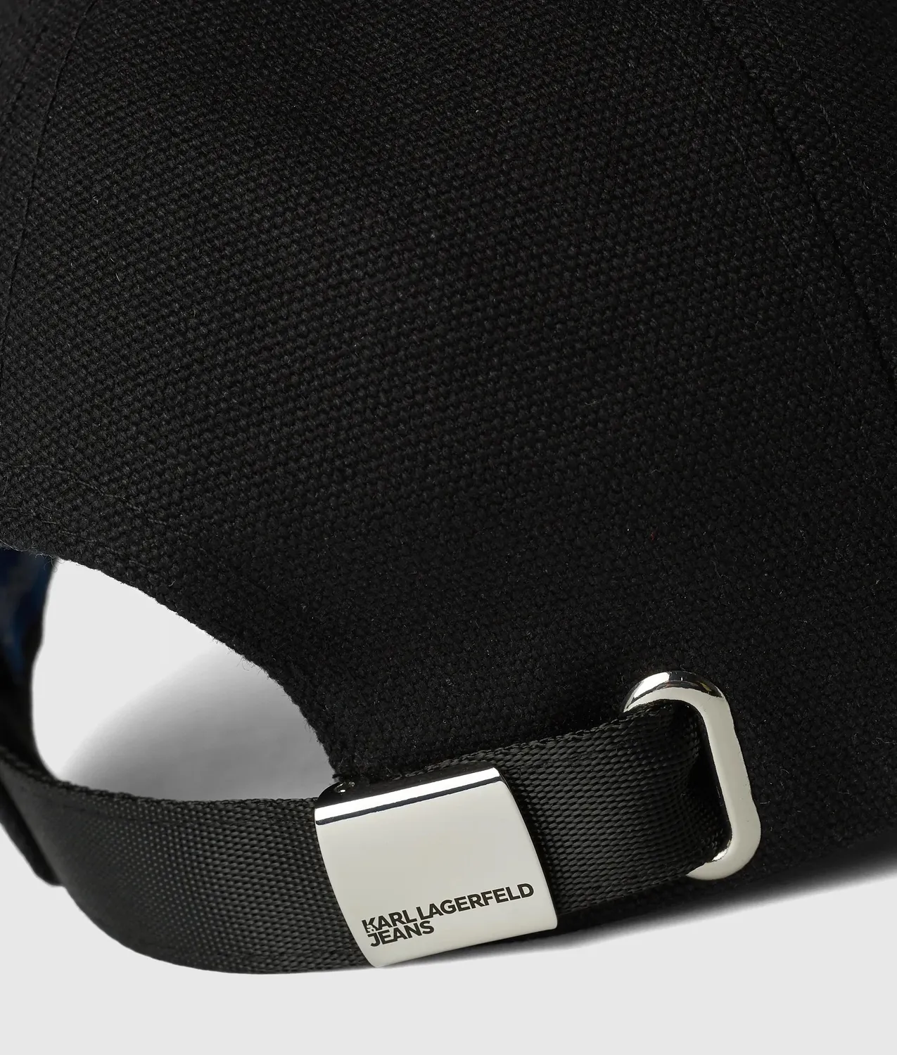 Karl Lagerfeld Jeans Logo Patch Cap Basecap Schwarz