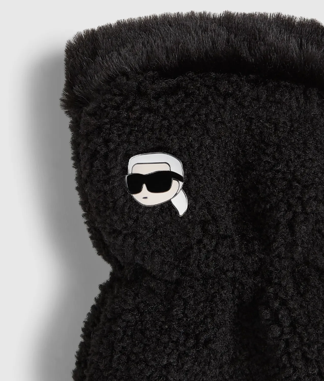 Karl Lagerfeld Ikon Fäustlinge Kunstfell warm