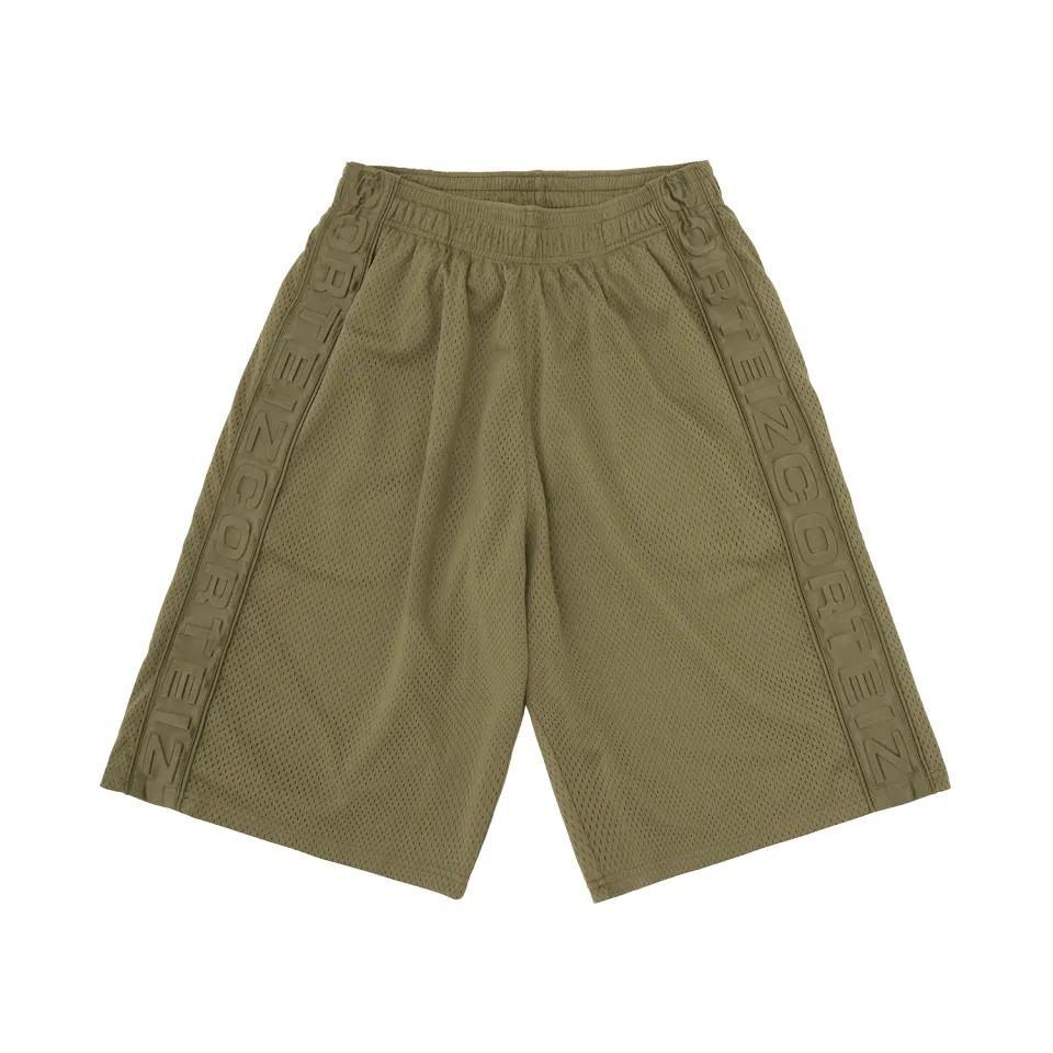 Corteiz Dem Pro Mesh Short Olive Polyester