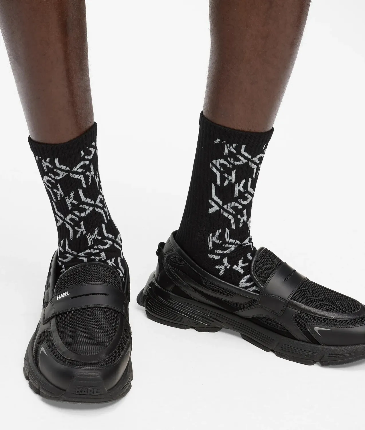 Karl Lagerfeld KL Jeans Monogram Socken 2er-Pack