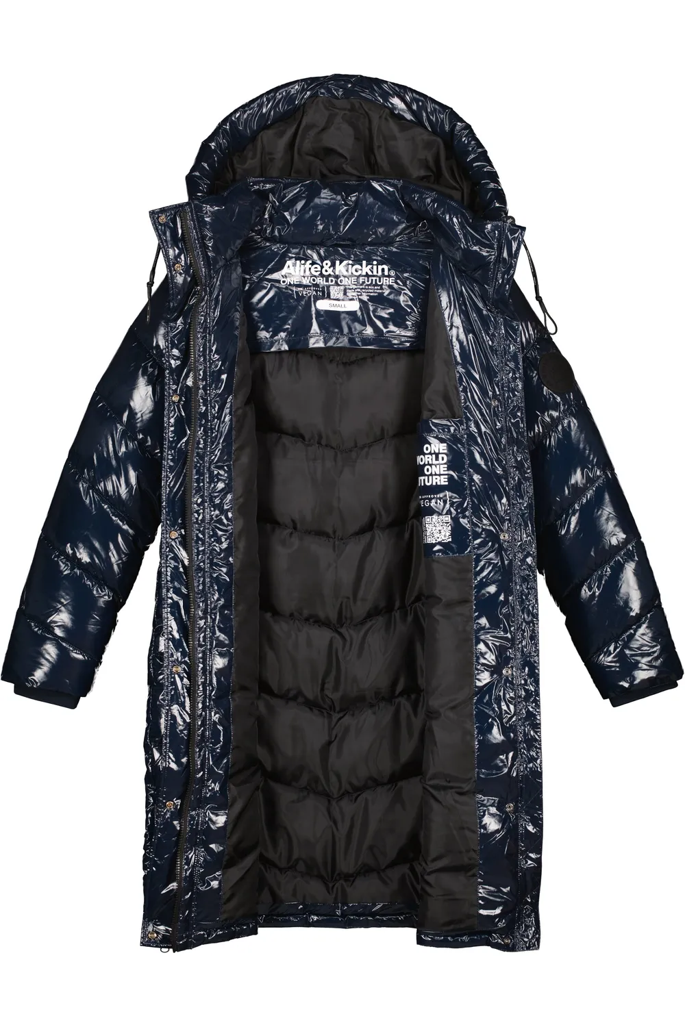 Alife & Kickin LolaniAK A Puffer Parka Dunkelblau Damen