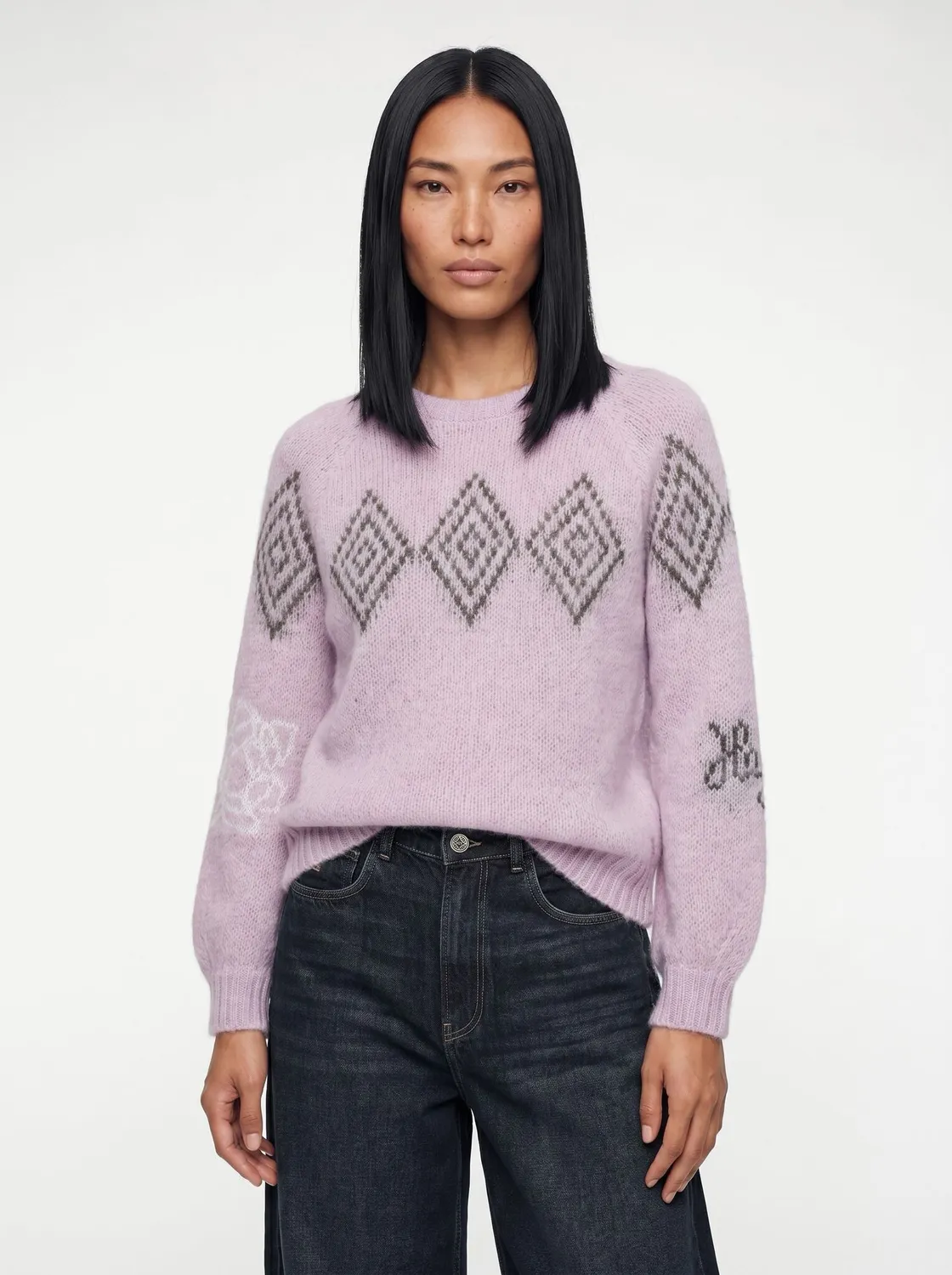 Mos Mosh MMBass Sheer Pullover Fair Orchid