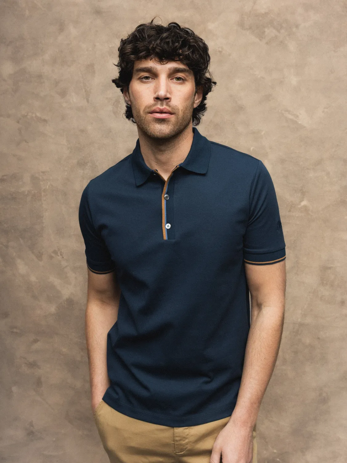 Mos Mosh MMGHarvey Polo T-Shirt Chocolate Brown Regular
