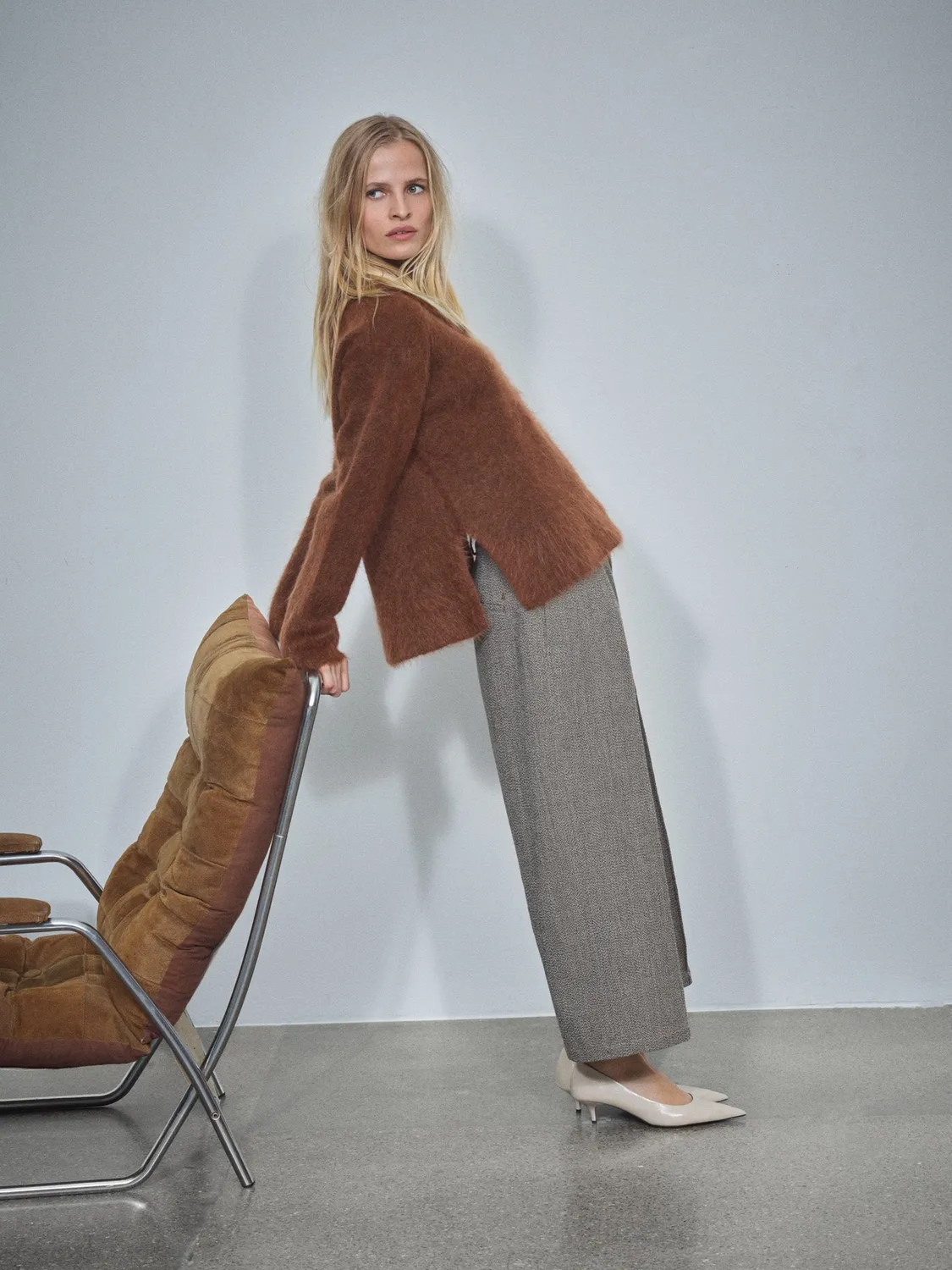 Mos Mosh MMKatri Alila Mohair Pullover hoher Kragen