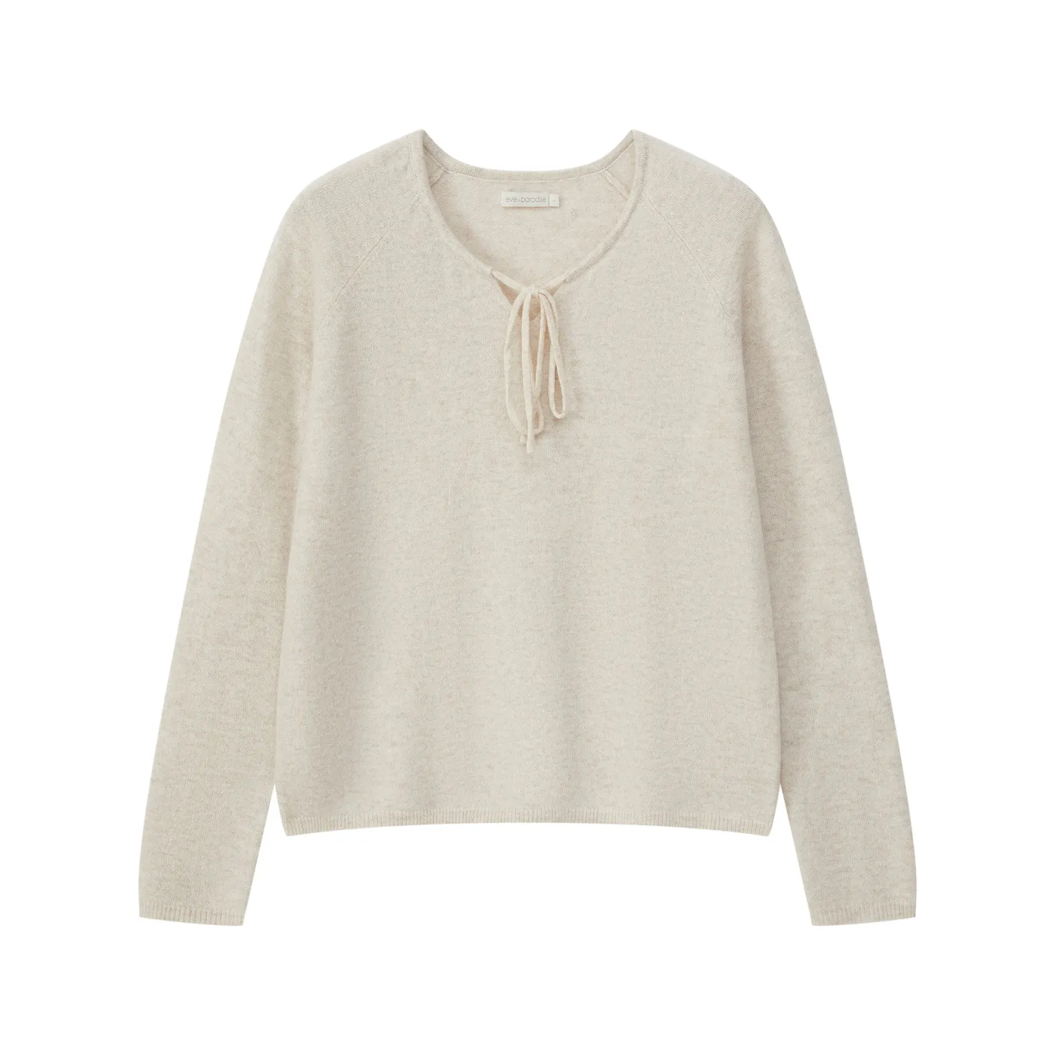 Senatex Pullover Bindeband Rundhals Moss Merinowolle