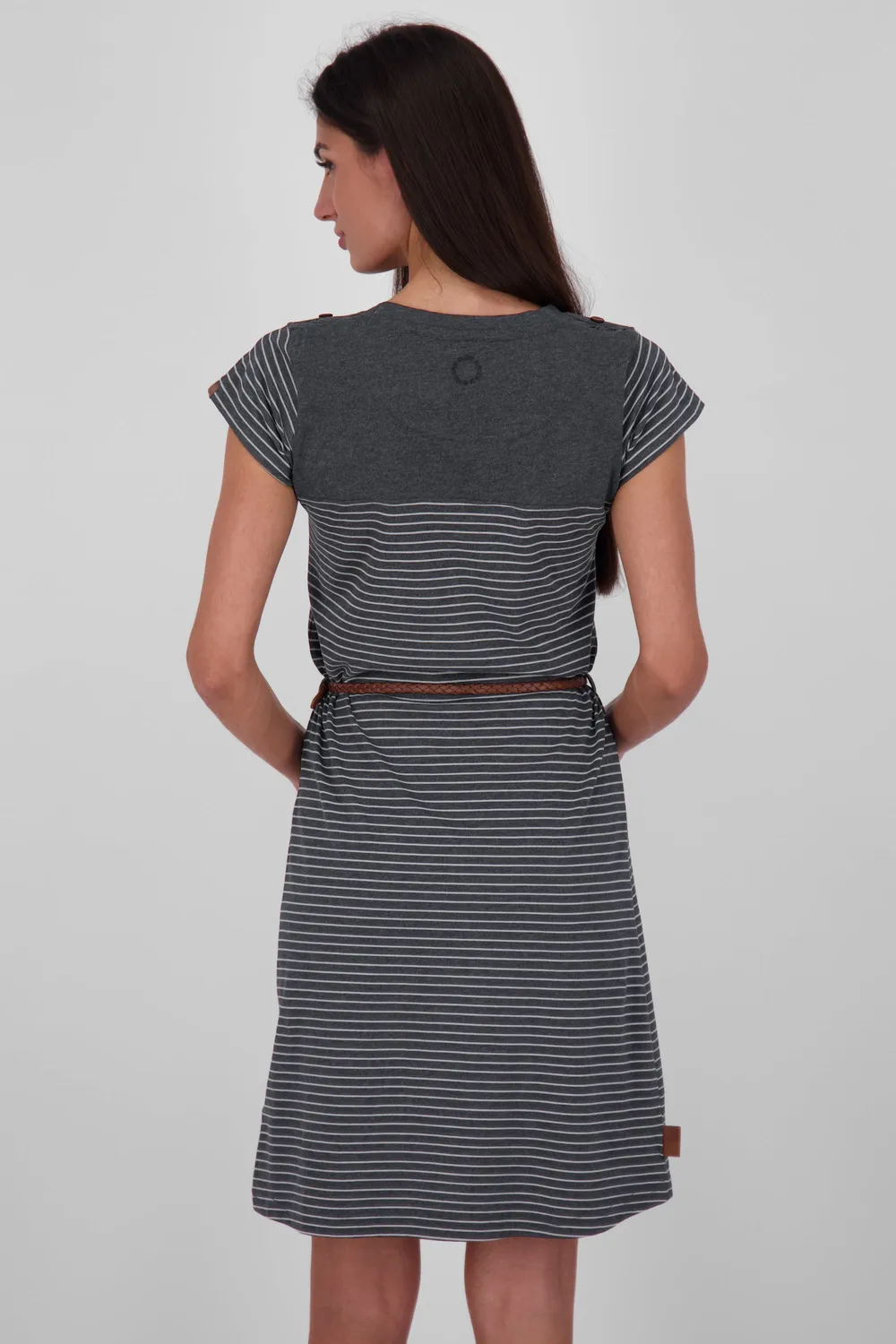 Alife & Kickin LeoniceAK B Shirtkleid Schwarz Allover-Print