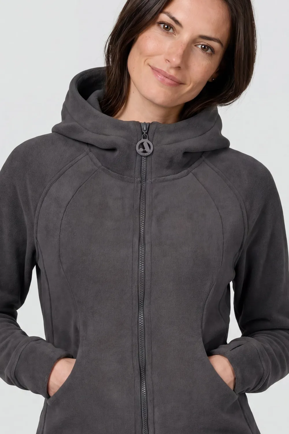 Alife & Kickin AyuAK F Fleecejacke Grau Hoodie Damen
