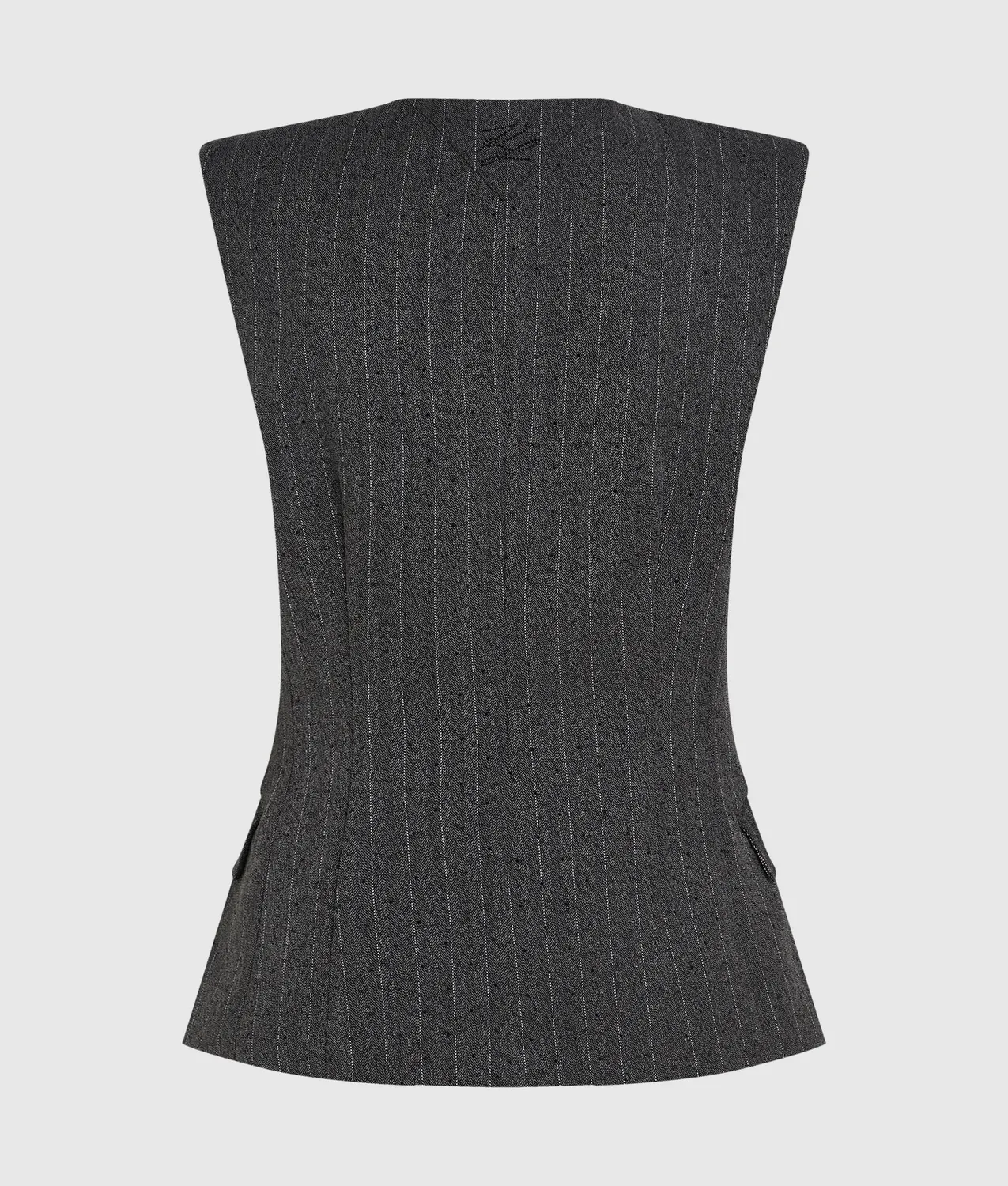 Karl Lagerfeld Pinstripe Weste Nadelstreifen Strass
