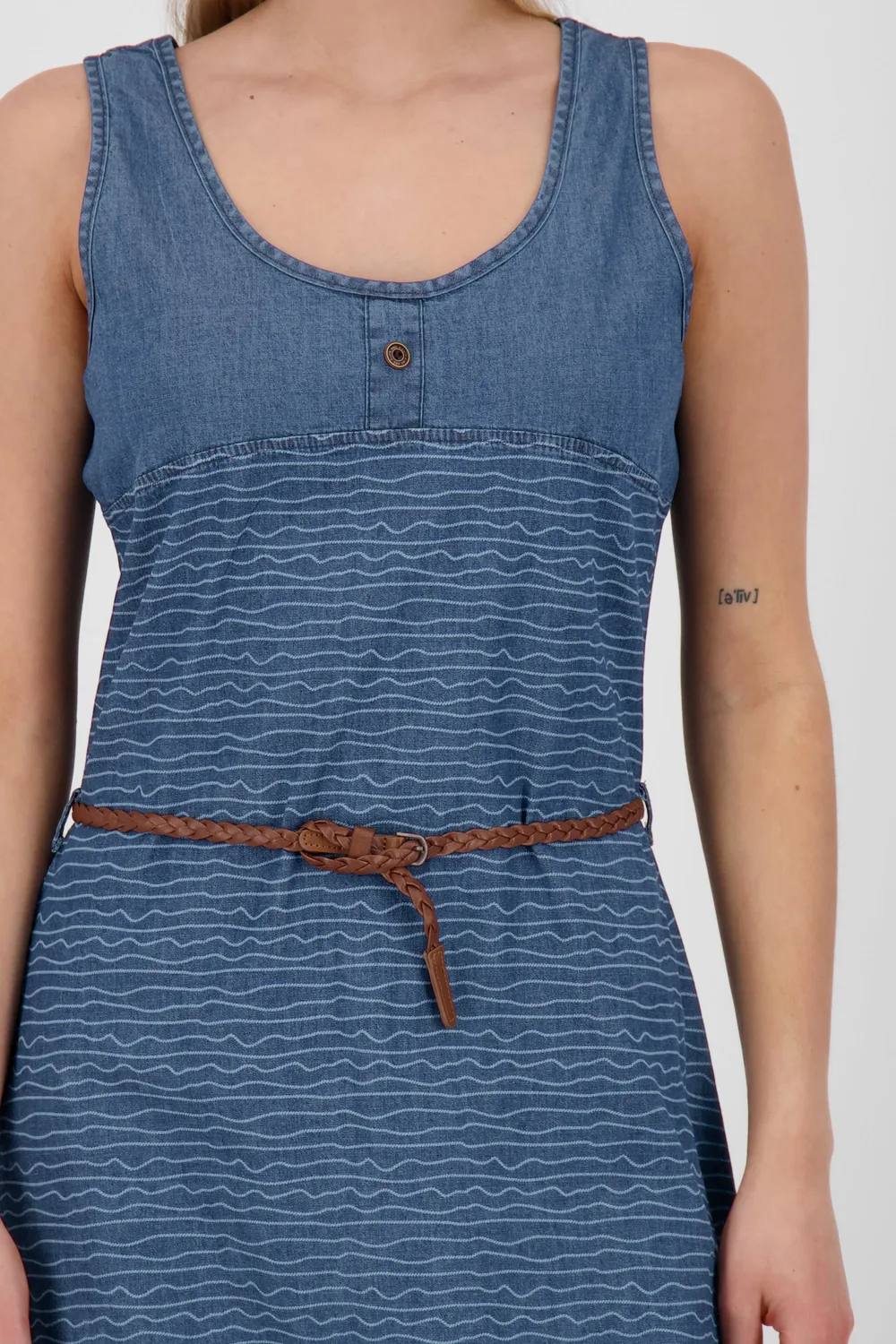 Alife & Kickin DojaAK DNM Top Dress Blau Denim