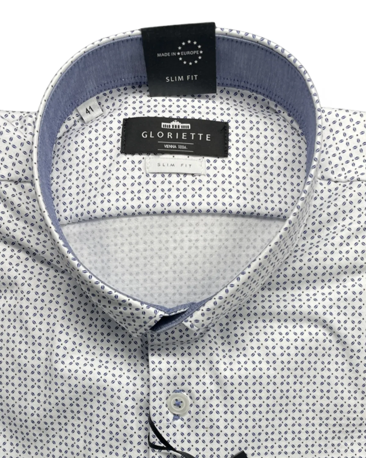 Gloriette Hemd Slim Fit Underbuttondown Finest Quality Blau