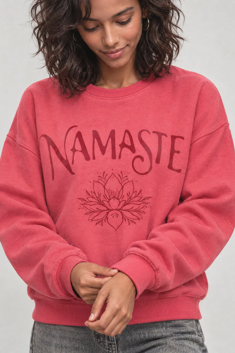 Alife & Kickin ElsaAK P Sweatshirt namaste pink Crewneck