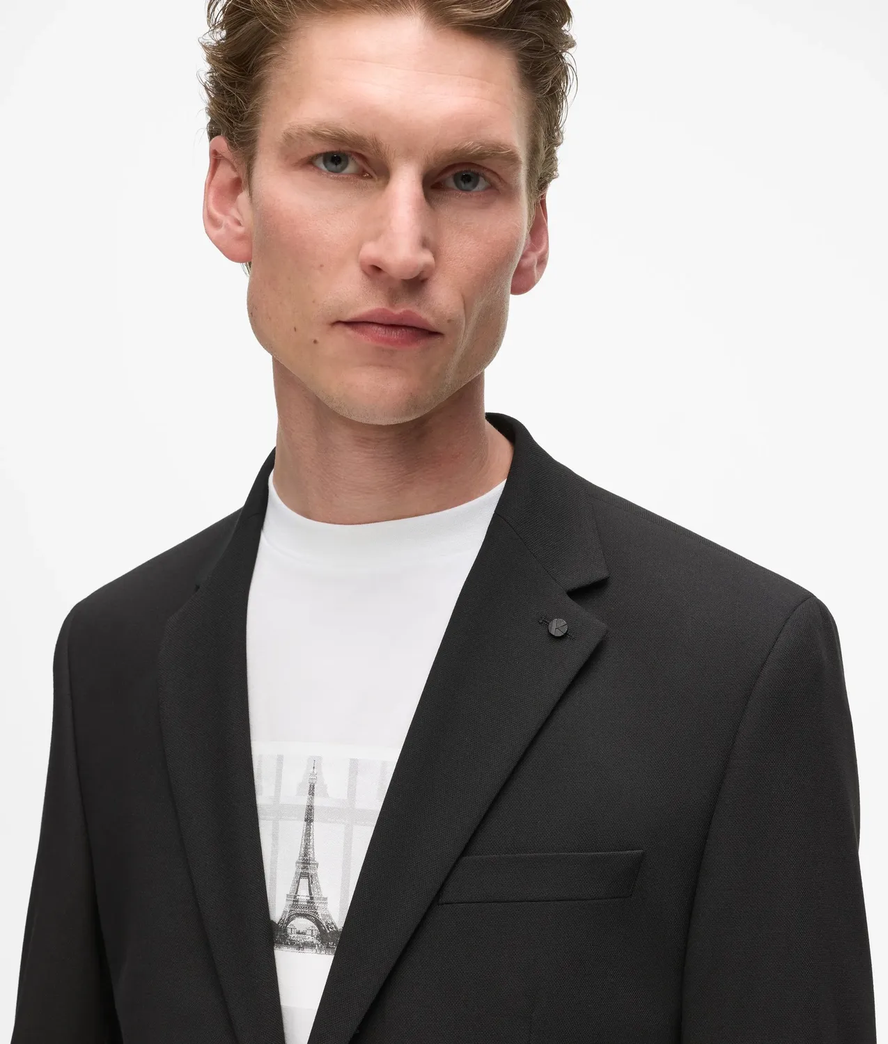 Karl Lagerfeld Slim-fit Monogram Pin Sakko slim Herren