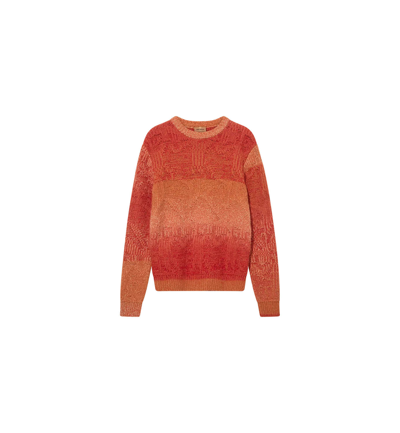 Mos Mosh MMGMauro Faded Strickpullover Orange Rust